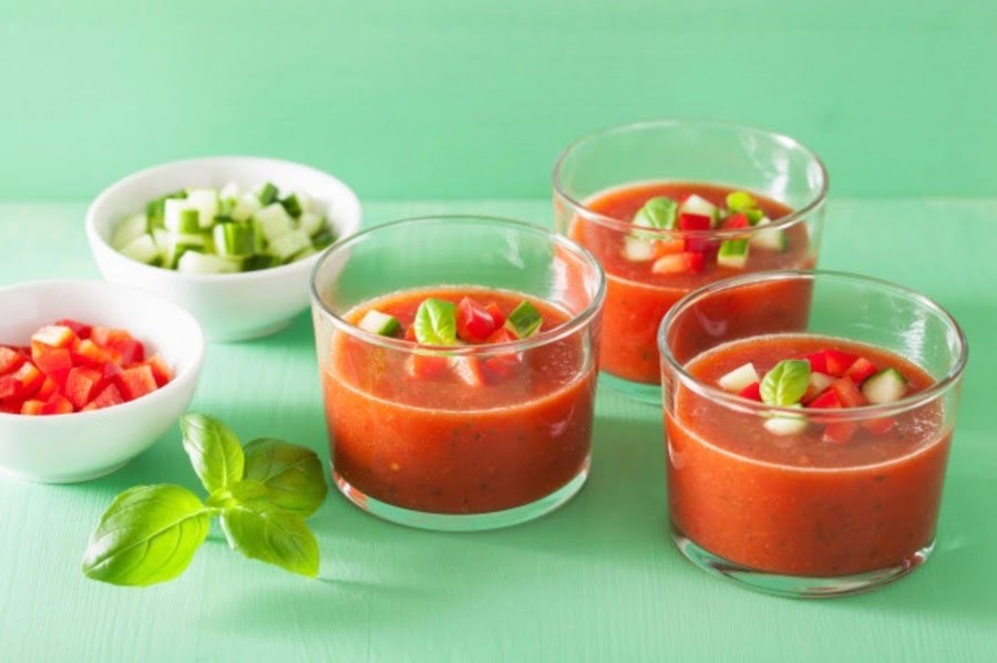 Gazpacho de andaluz en Thermomix o Mambo