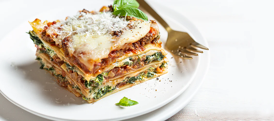 Lasaña de espinacas y ricotta: una delicia vegetariana fácil de preparar