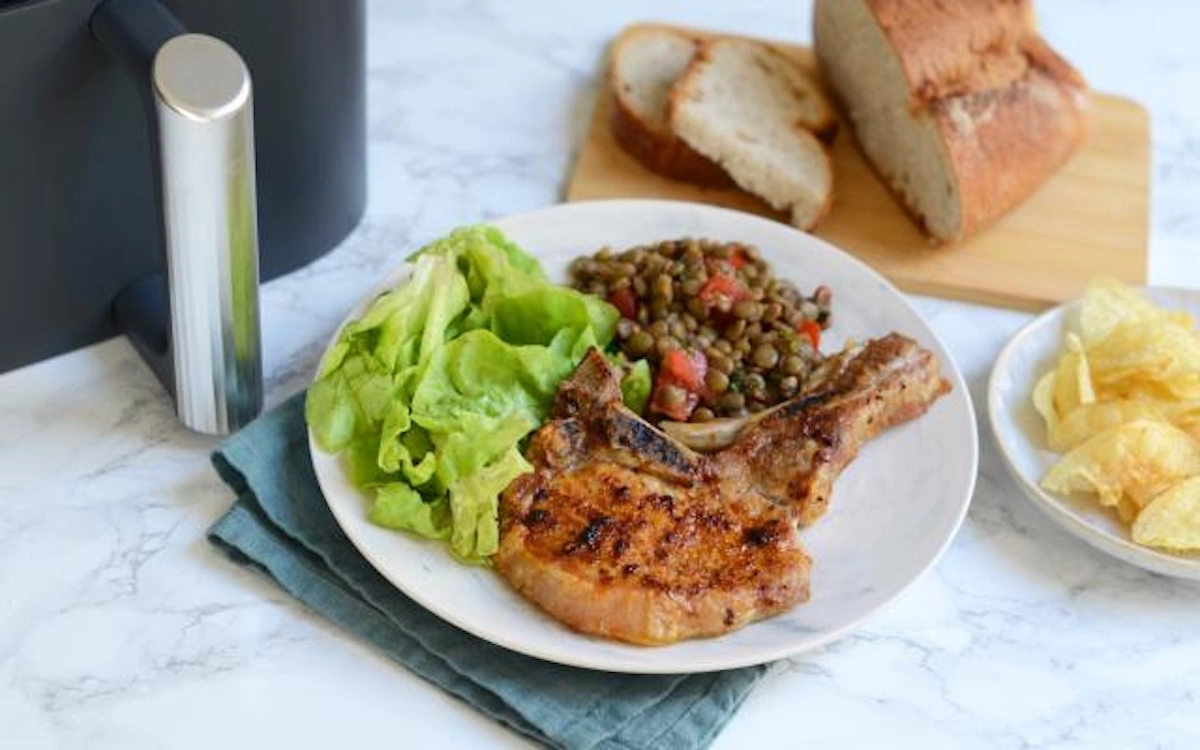 Chuletas de Cerdo en Air Fryer